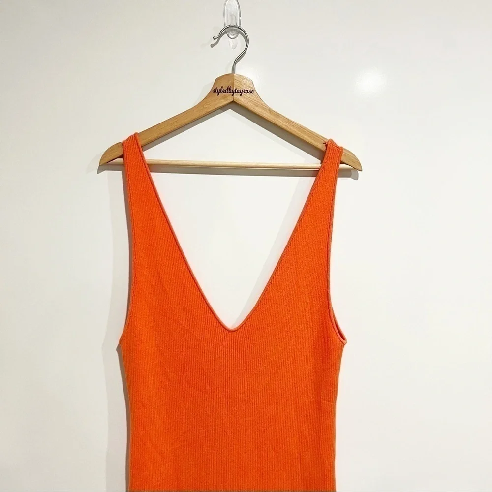 Free People Danielle Sweater Midi Ribbed Dress - Picture 8 of 13